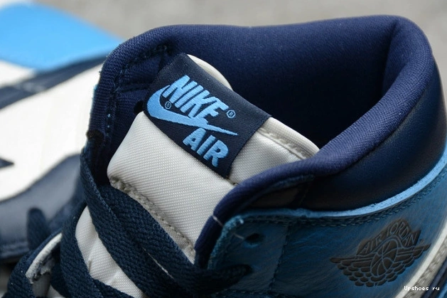 OG University 1 Retro Air - | Blue High Jordan UNC Obsidian 555088-140 0313